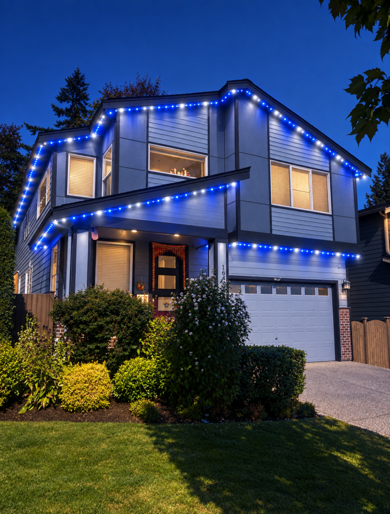 Carlos outdoor build and repair Christmas light installation in Monroe, Washington (photo 2)