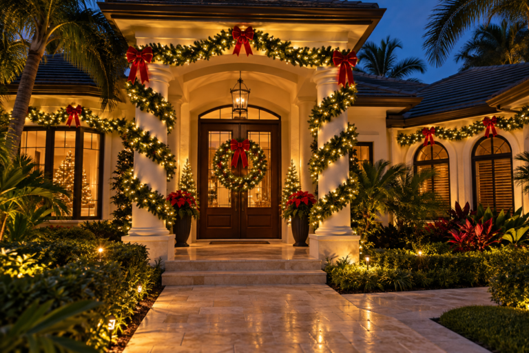 Workspro US Remodeling Corp Christmas wreaths and garland in Bradenton, FL (photo 1)
