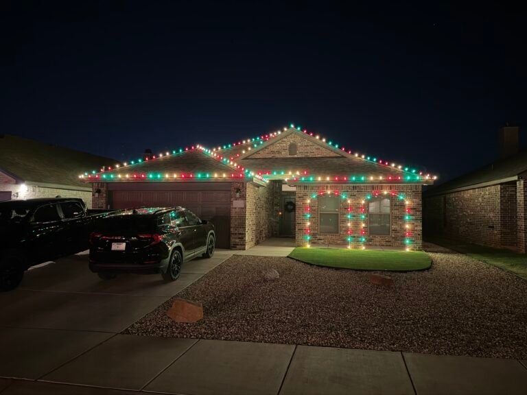 Peak Holiday Lighting Christmas light installation in Lubbock, Texas (photo 2)