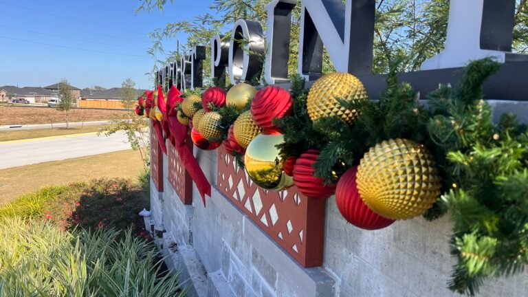 Christmas Lights Decoration Christmas wreaths and garland in Pearland, TX (photo 2)