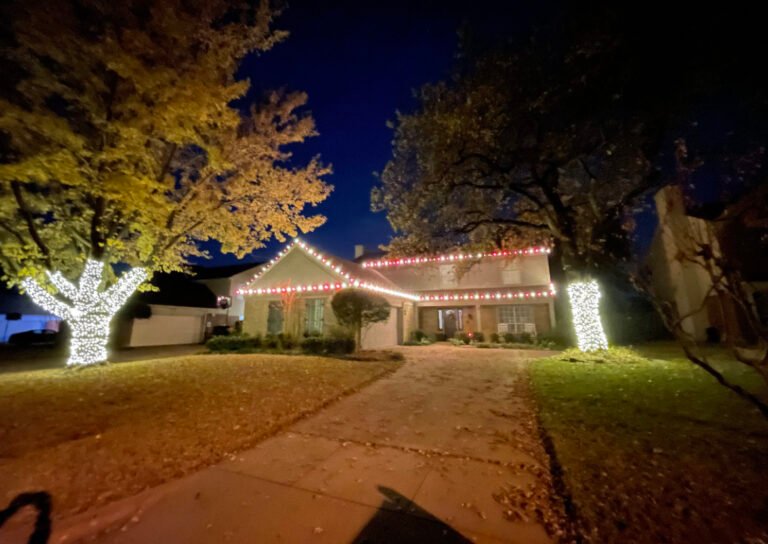 PK Lighting Christmas light installation in Garland, Texas (photo 1)