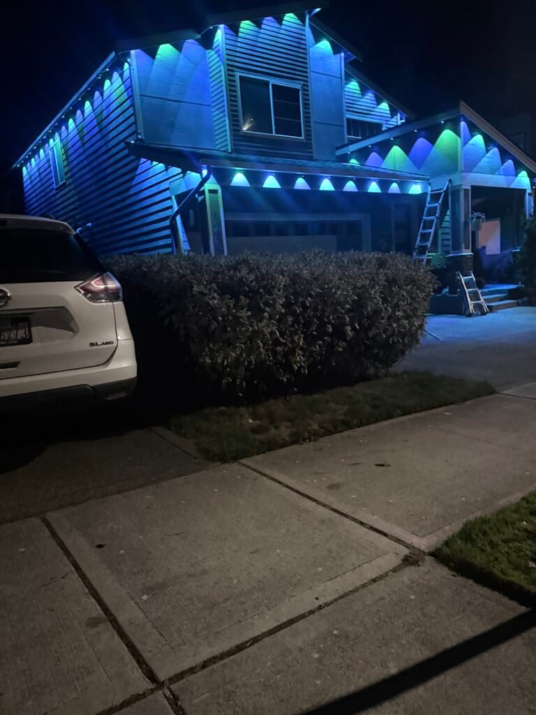 Carlos outdoor build and repair Christmas light installation in Monroe, Washington (photo 1)