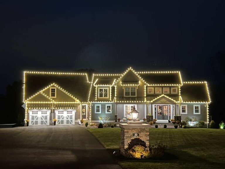 Workspro US Remodeling Corp roofline Christmas lights in Bradenton, FL (photo 1)