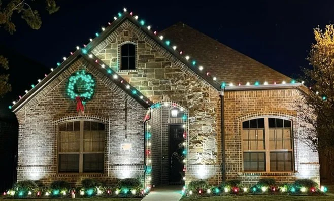 Grants Outdoor Christmas lights near Colleyville, TX